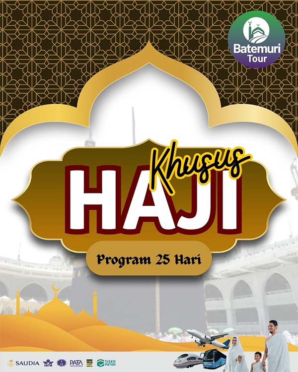 Haji Khusus 1446H/ 2025M Batemuri Tours, Keberangkatan Jakarta